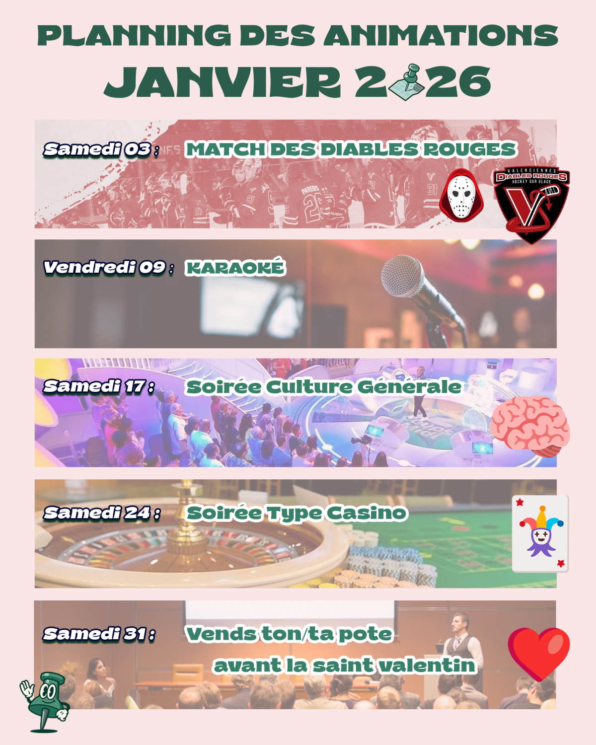 Planning de Janvier 2026