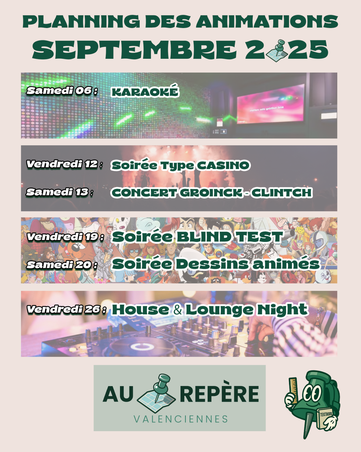 Planning Animations Juillet 2025